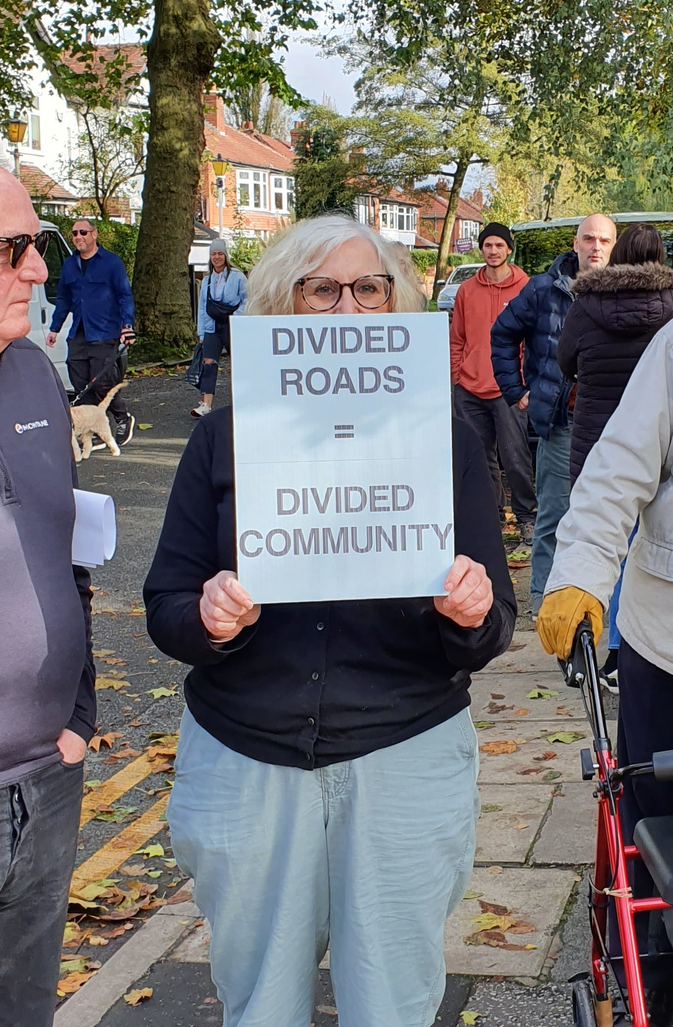 A sign that neatly captures what is going on. Photo: The Mill. 