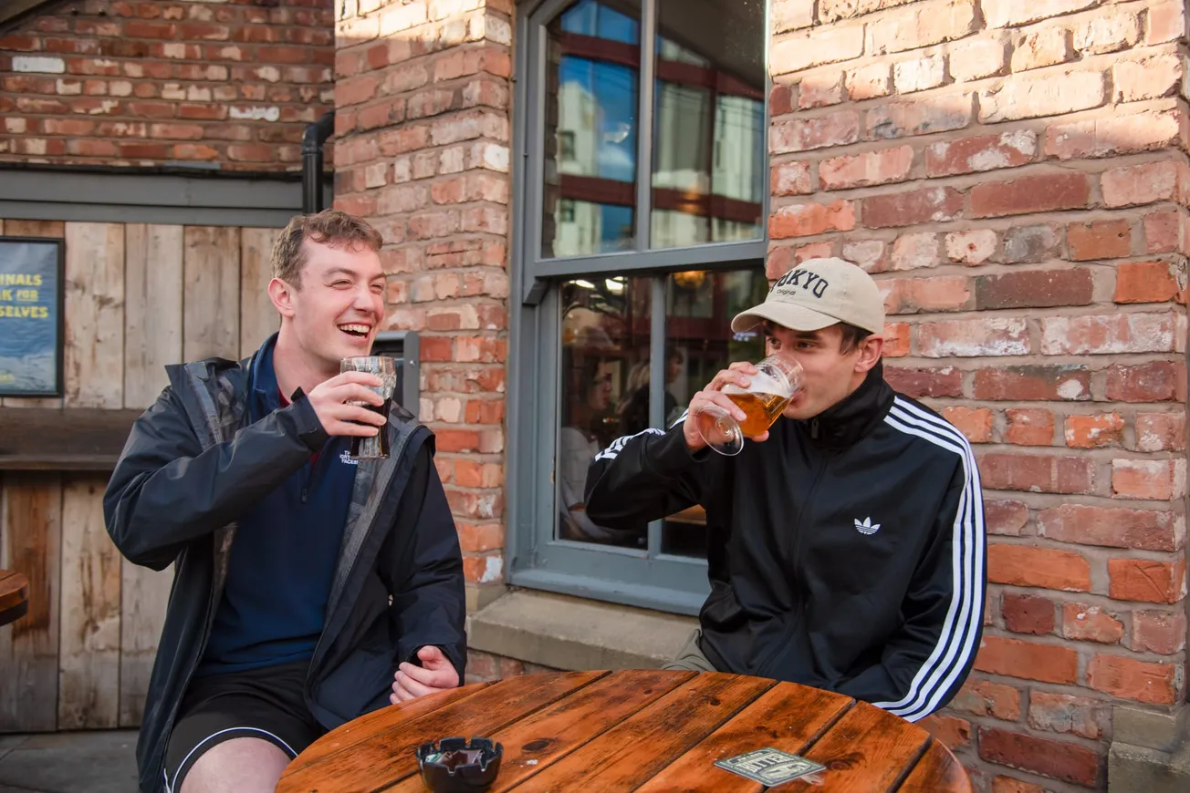 Where on earth (or in the city centre) can we still get a pint in the sun after work?