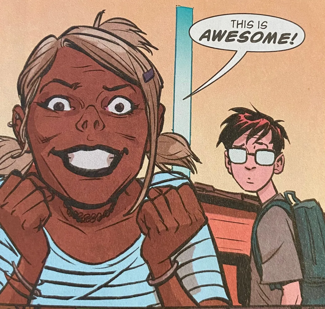 Is it a bird...? Is it a plane...? No, it's Super-Manc!