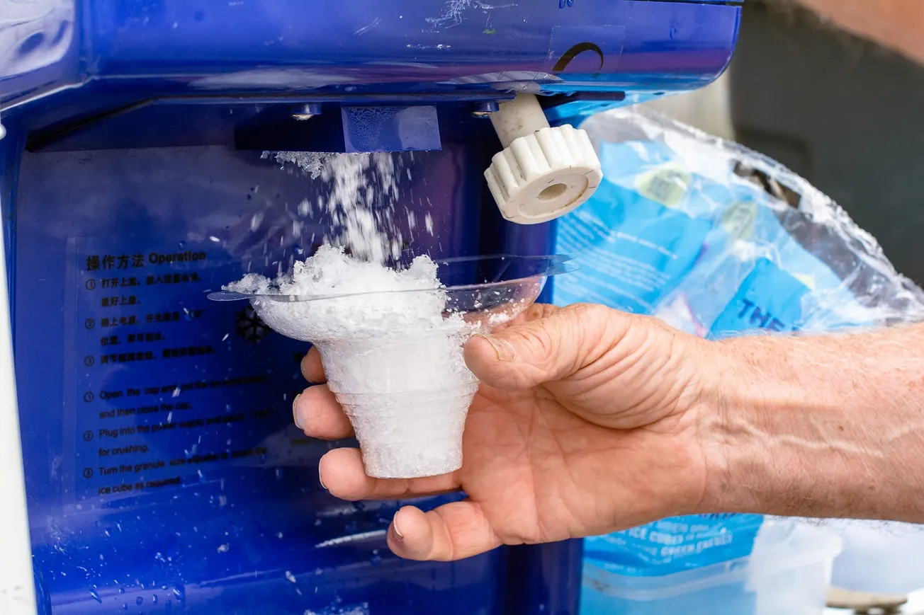 A strange day for Market Street’s snow cone seller 
