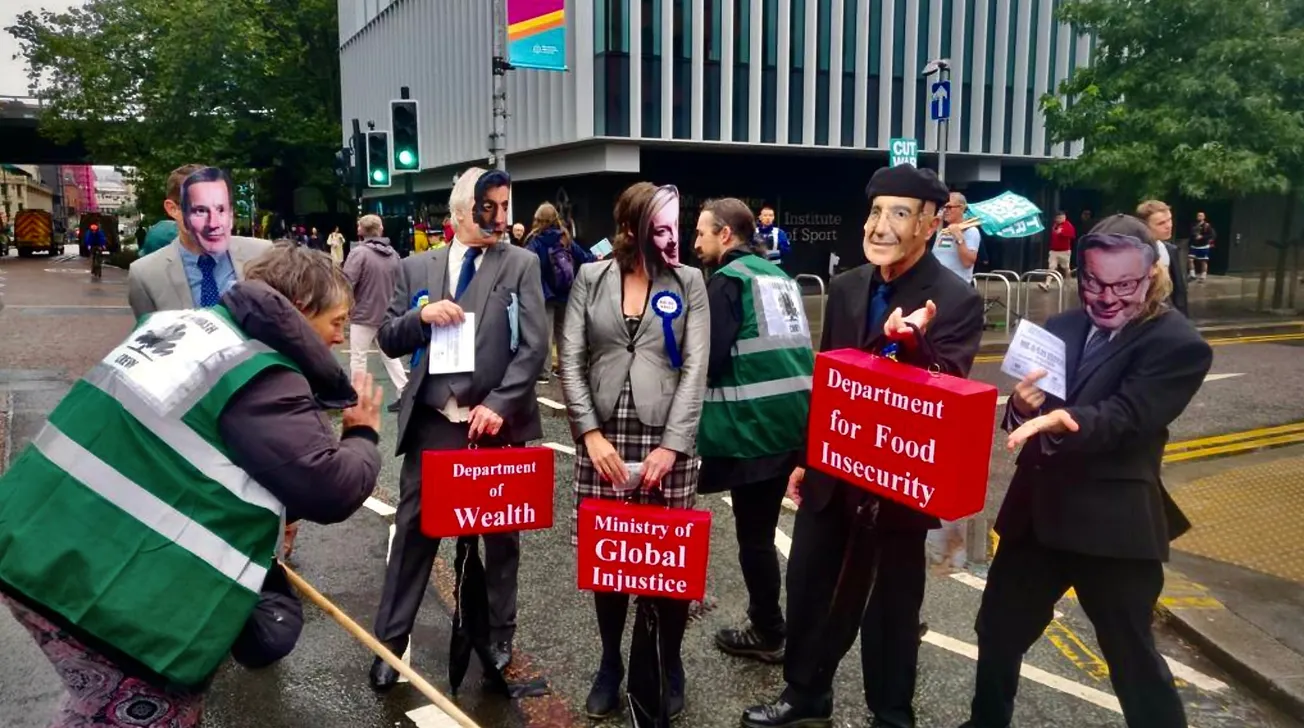 The Tories arrive in Manchester bearing bad news 