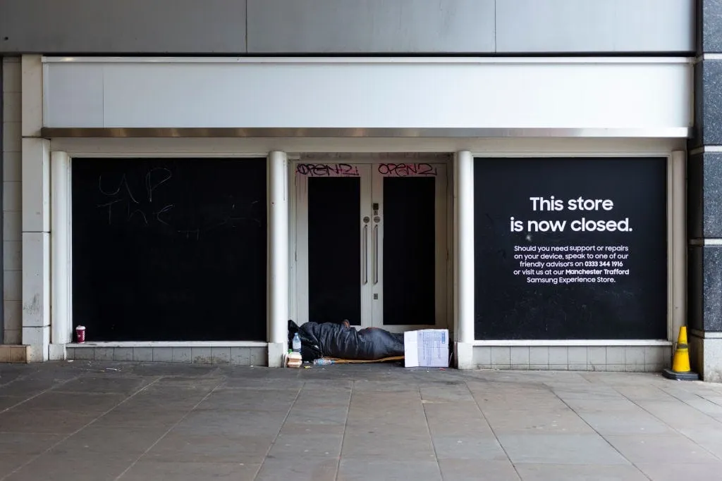 Surviving Manchester’s frozen streets