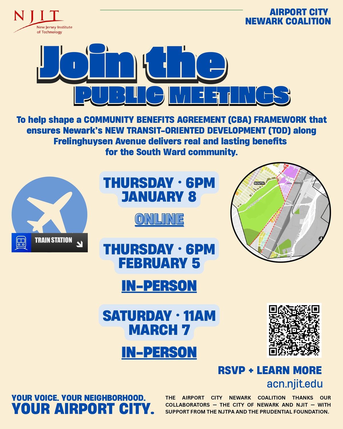 Help Shape Newark’s Airport City District: Public Meetings Continue January 8
