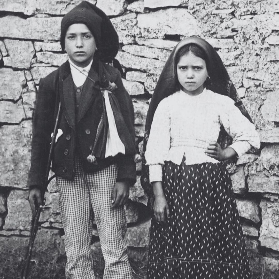 pastorcitos de fátima, virgen de fátima, jacinta marto, francisco marto, aparición mariana