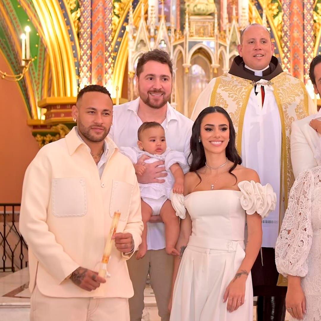 Hija del futbolista Neymar Jr. es bautizada en la Iglesia Católica