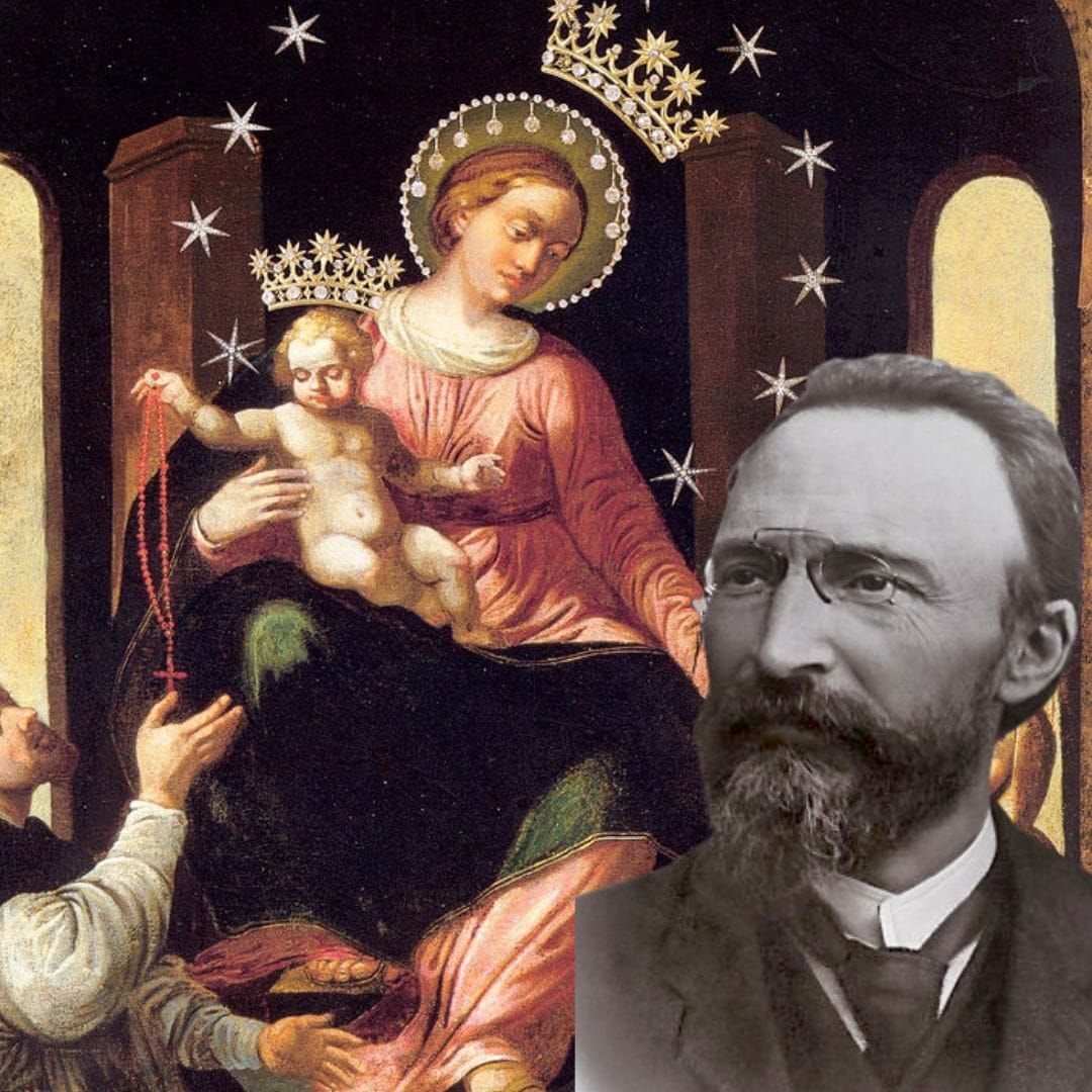 bartolo longo, virgen del rosario, la virgen del rosario