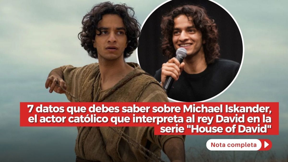 7 datos que debes saber sobre Michael Iskander, el actor católico que interpreta al rey David en la serie «House of David»