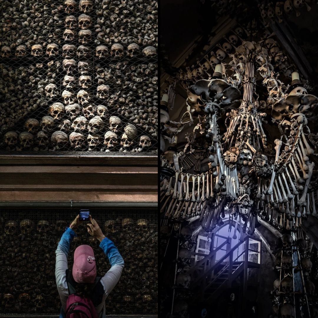 los huesos, huesos, capilla, memento mori