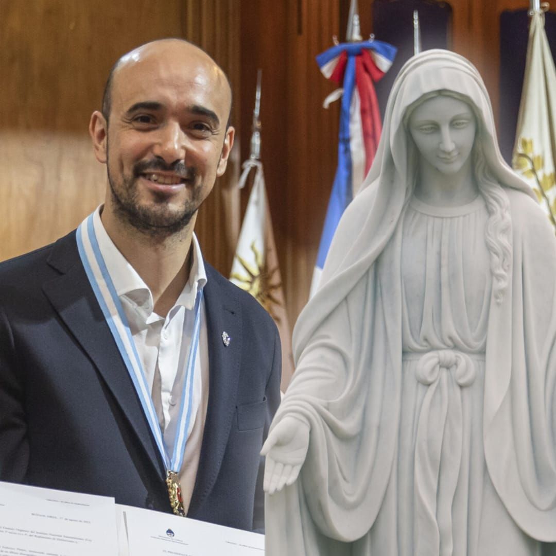 abel pintos, medalla milagrosa, virgen de la medalla milagrosa