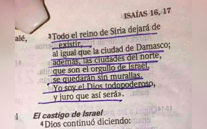 ¿La Biblia predijo la actual situación de Siria? Conoce la verdad detrás de esta foto viral