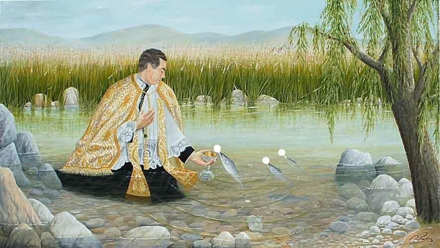 Cuando unos peces rescataron la Eucaristía de un río