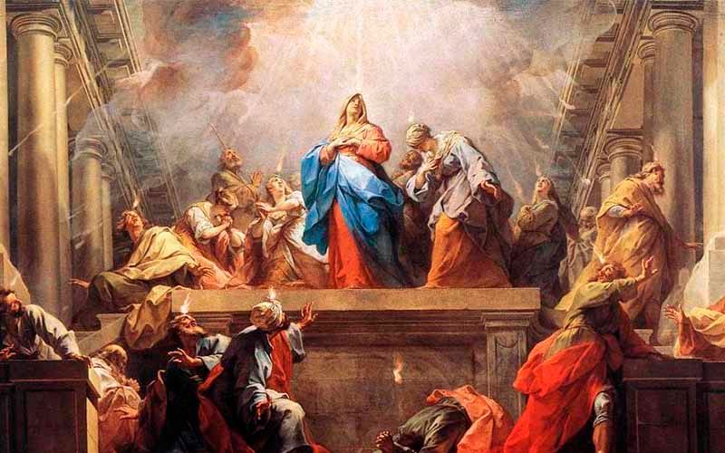 Saca un alma del Purgatorio en Pentecostés