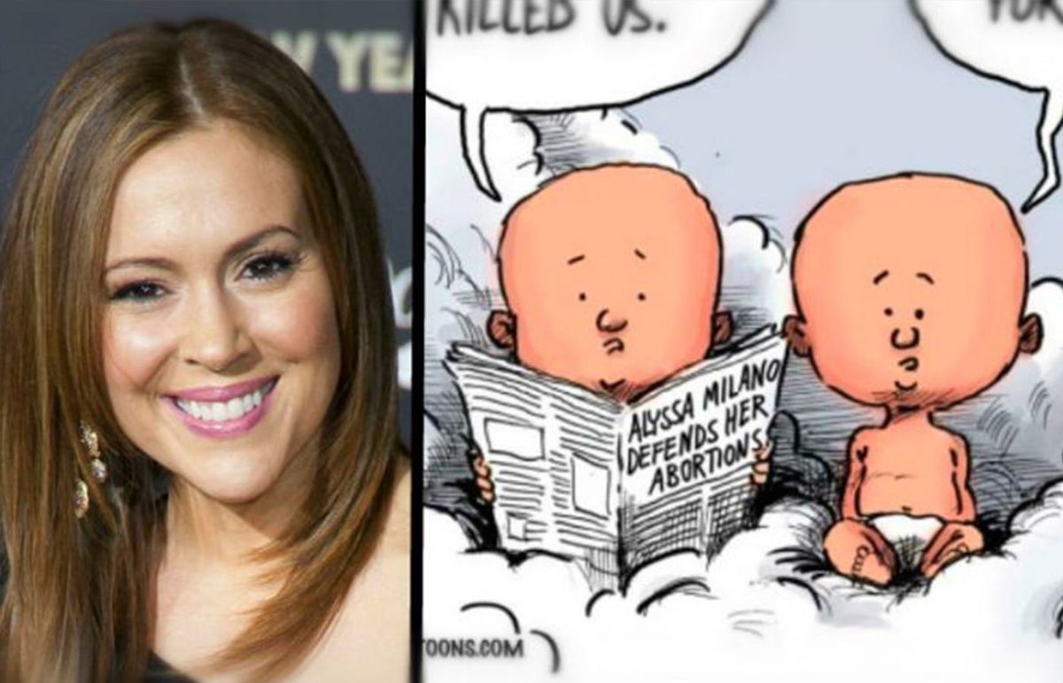 Actriz indicó no arrepentirse de sus abortos y así respondió este dibujante