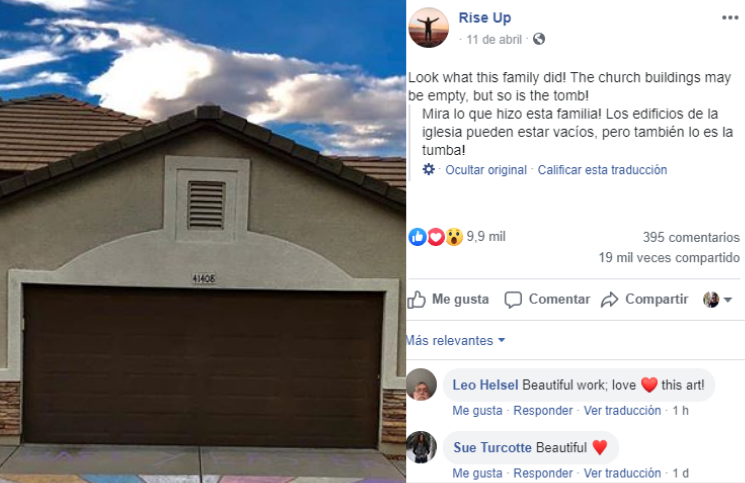 [Viral] Pascua en cuarentena: Familia manifiesta su alegría pascual de un modo muy original