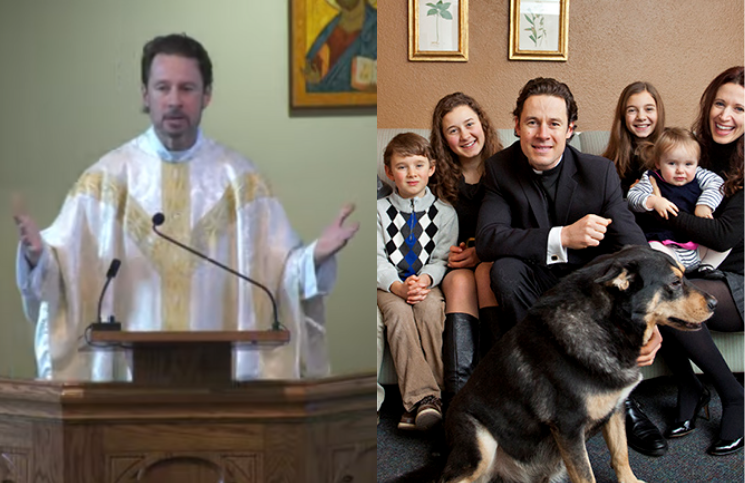 Sacerdote católico pronuncia una conmovedora homilía en el funeral de su hijo