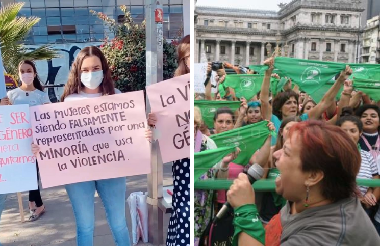 Mujeres sacuden las redes con su respuesta a las feministas