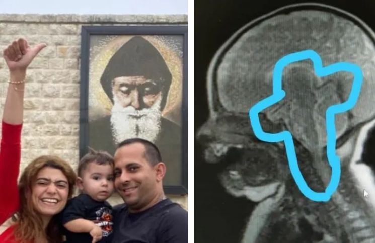 Bebé sale de un coma luego de encomendarlo a la intercesión de San Charbel