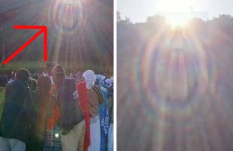[Fotos] Afirman que la Virgen María se manifestó en un atardecer