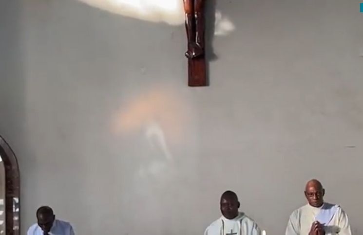 Creen ver a la Virgen y saltan de alegría: La historia de este video viral