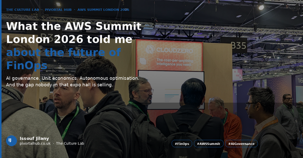 What AWS Summit London 2026 Told Me About the Future of FinOps