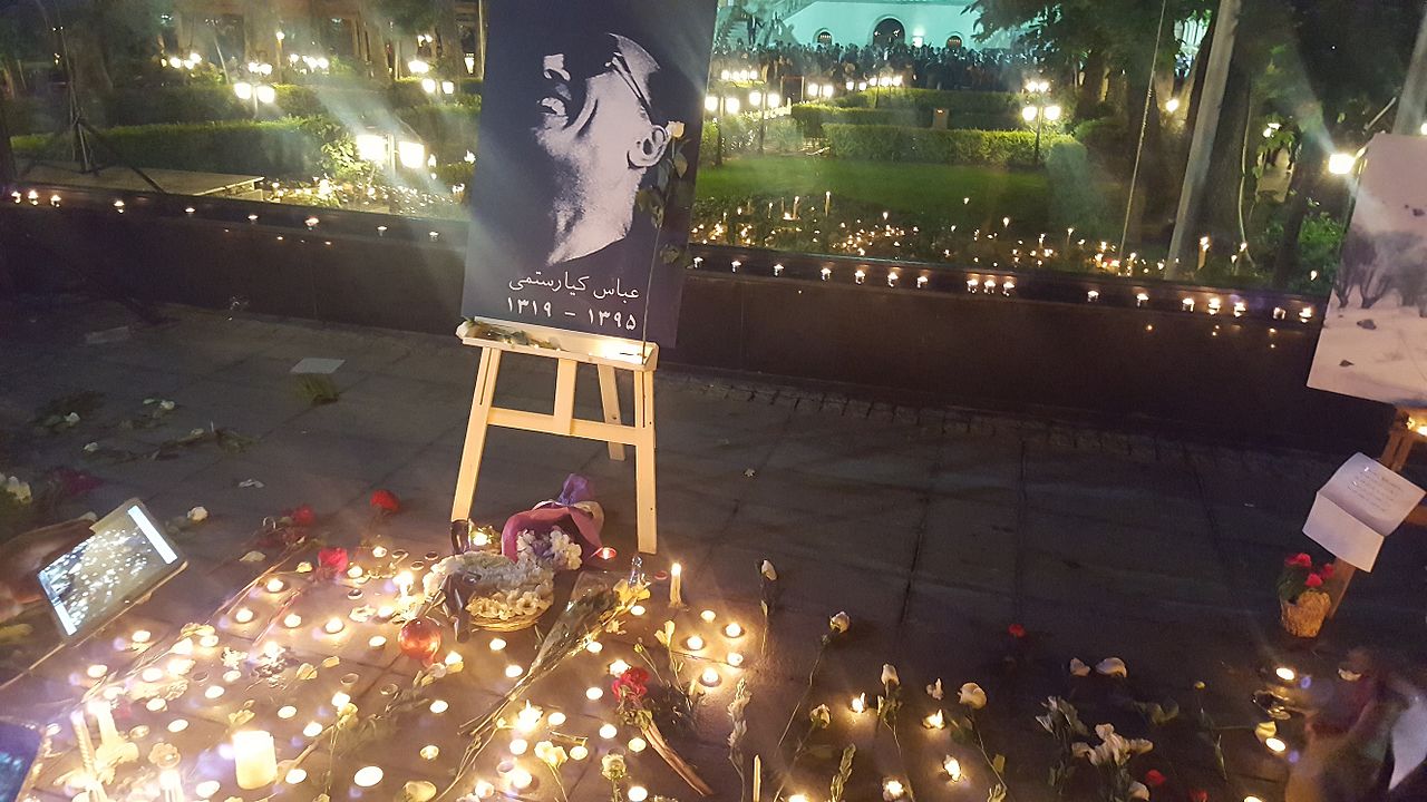 A memorial for Abbas Kiarostami at Cinema Museum 20.