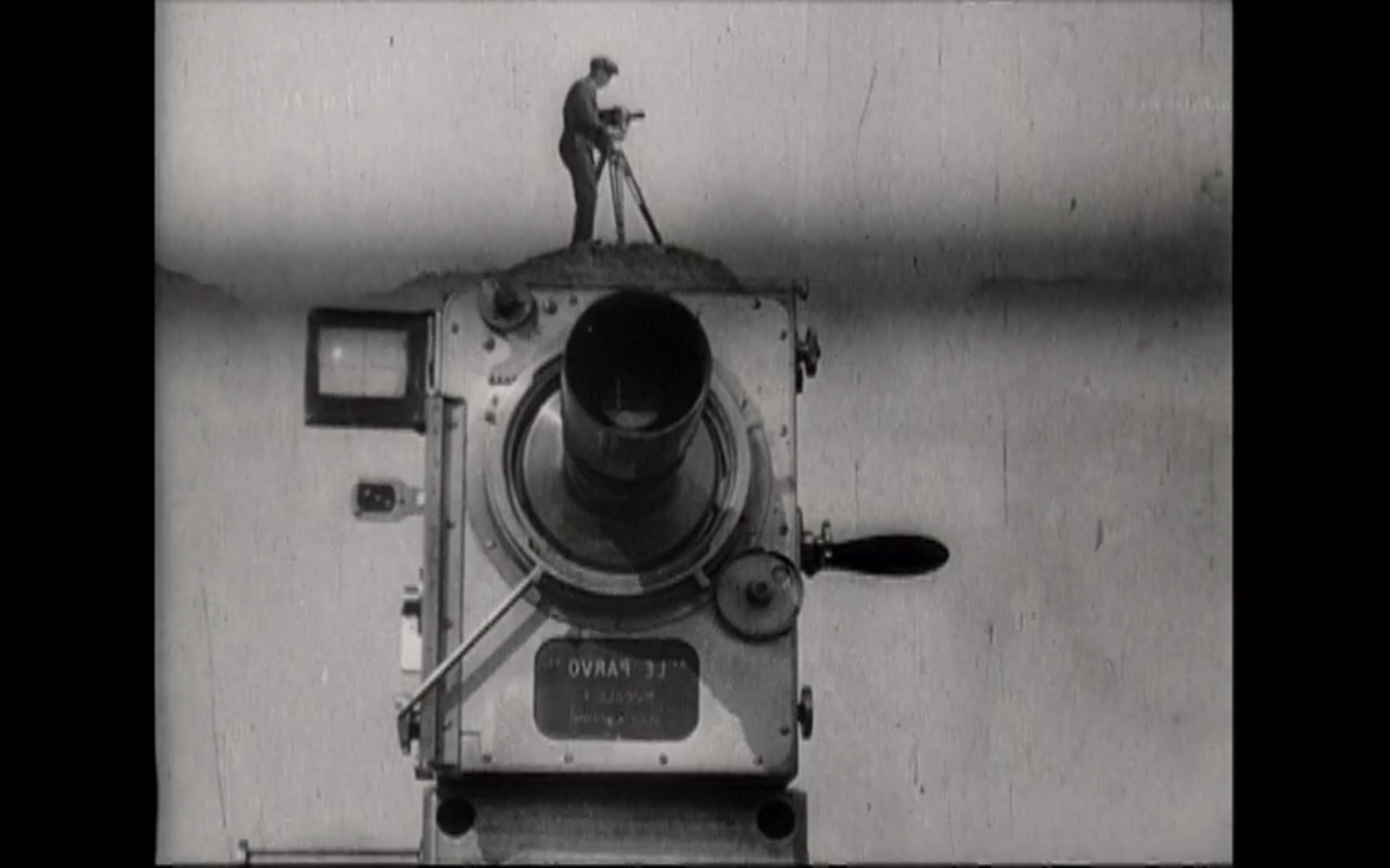 man with a movie camera - camera large