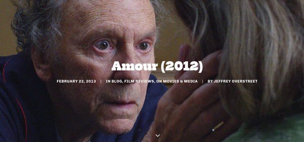 Good Times: Remembering the controversy over "Amour"