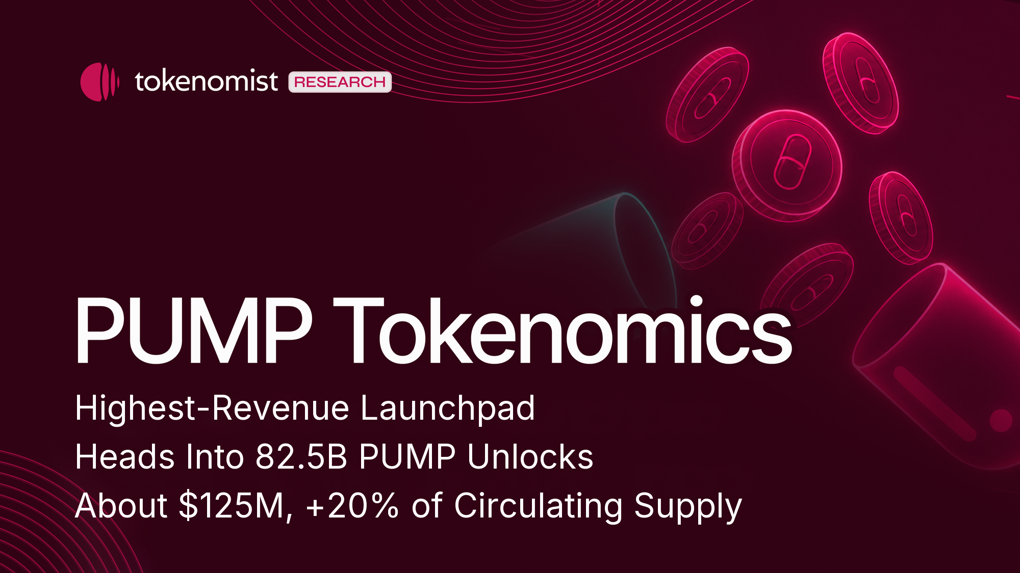 PUMP Tokenomics: The $125M July 2026 Insider Unlock, on Solana's Top Memecoin Launchpad