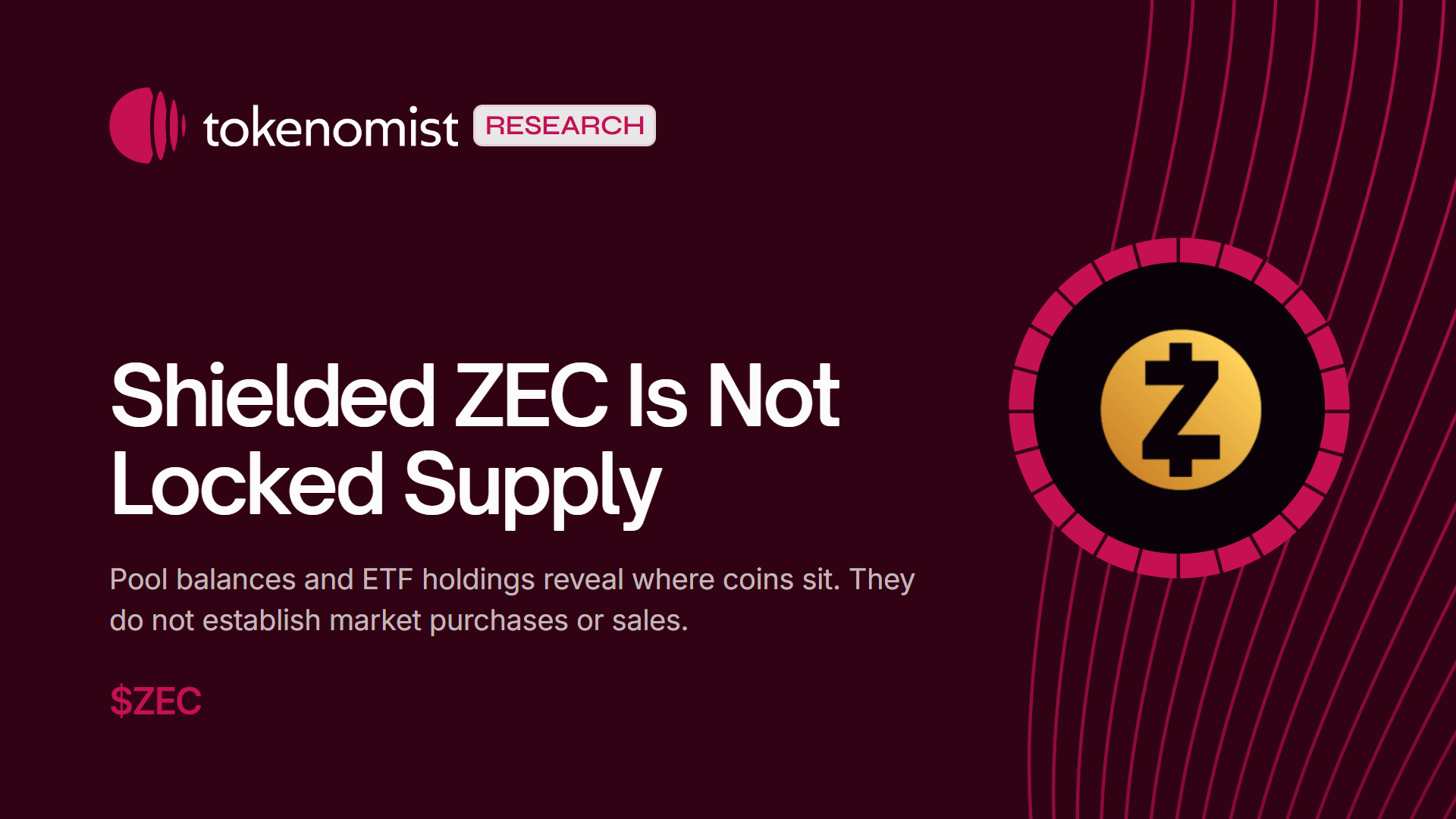 Zcash's Shielded Balances and ETF Holdings Do Not Measure Locked Supply