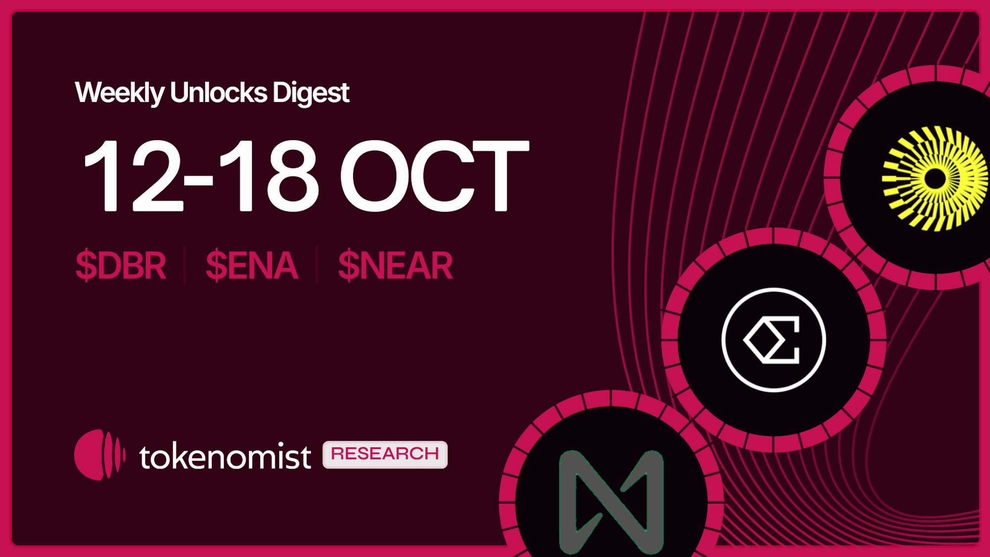 Weekly Unlock Digest: Oct 12-18, 2026 | deBridge Releases 10% of Cir. Supply