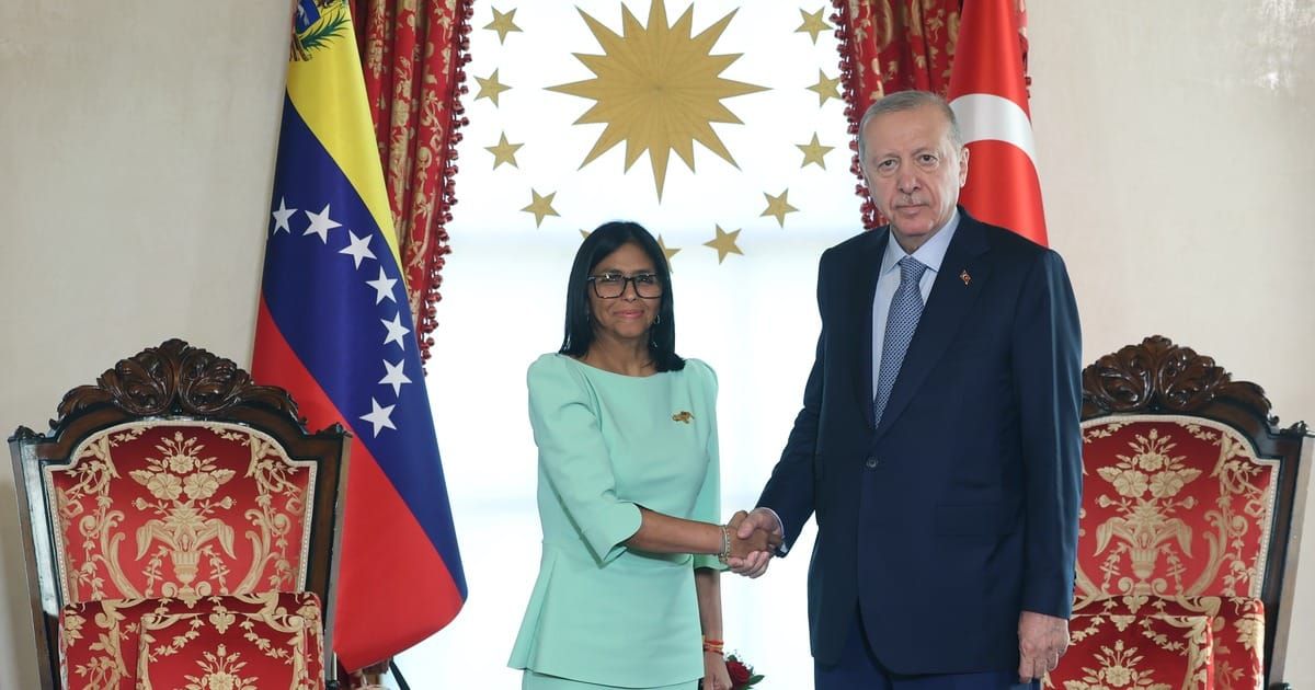 Caracas–Ankara: Delcy Rodríguez y Erdoğan acuerdan triplicar el comercio bilateral y convocan la V Comisión Mixta