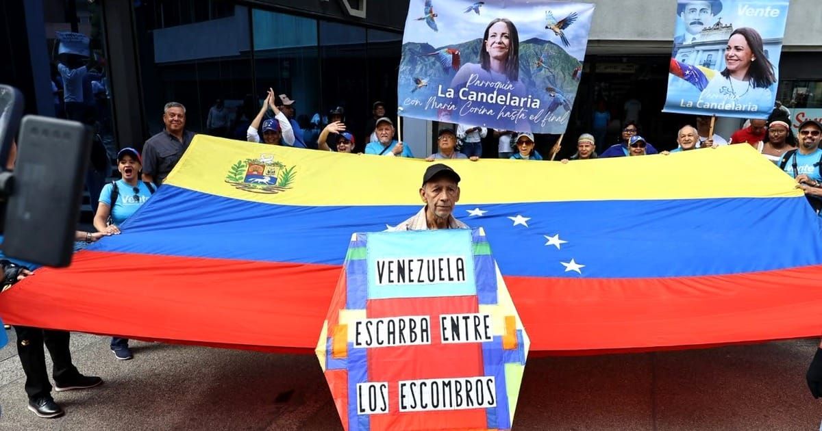 Concentración de Vente Venezuela en Caracas el 28 de julio de 2026