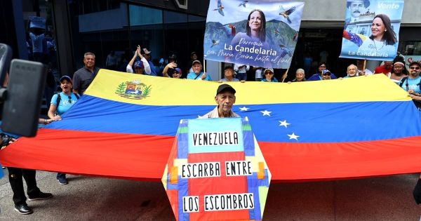 Concentración de Vente Venezuela en Caracas el 28 de julio de 2026