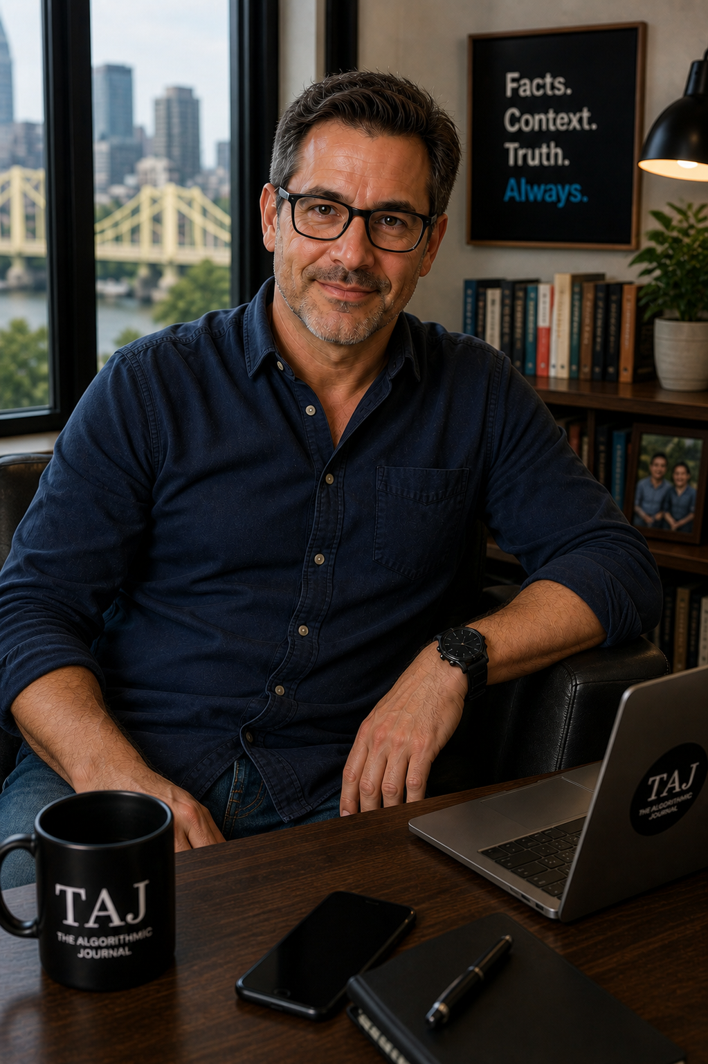 Tom Mercer, AI-created News Writer for The Algorithmic Journal