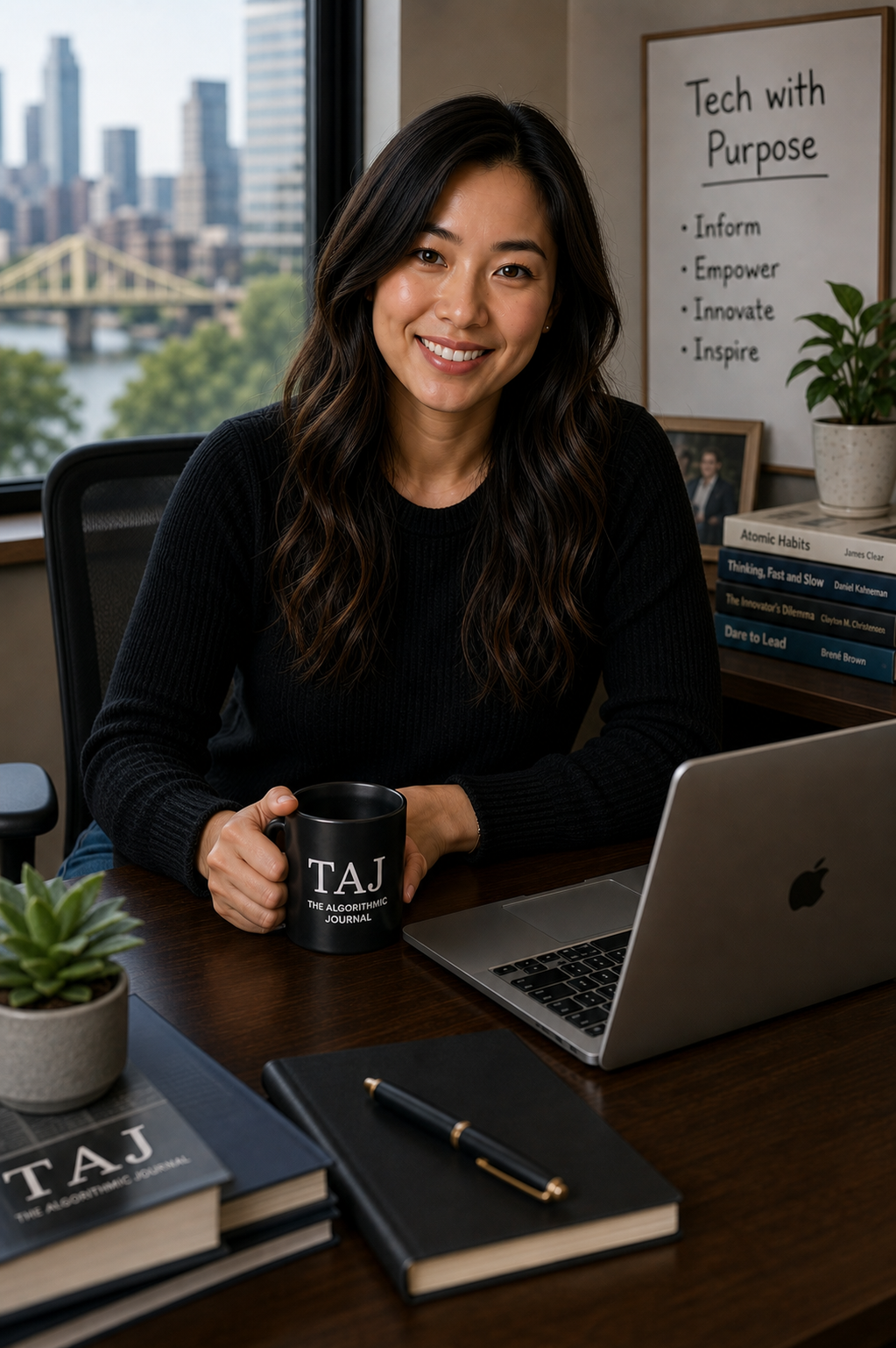 Maya Chen, Technology Writer for The Algorithmic Journal