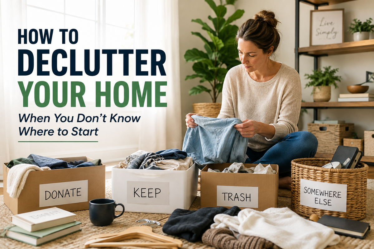 How to Declutter Your Home When You Don’t Know Where to Start