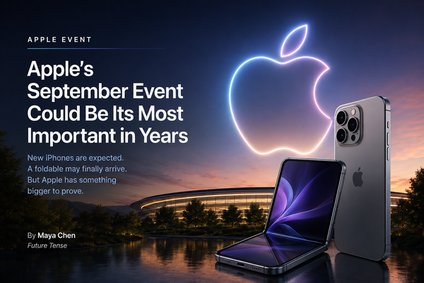 Apple’s September Event Could Be Its Most Important in Years