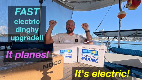 Super fast electric dinghy upgrade!!