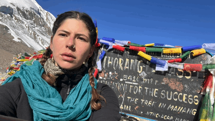 Around the Annapurna in 21 days: Summit of the trek -> 5,416m high