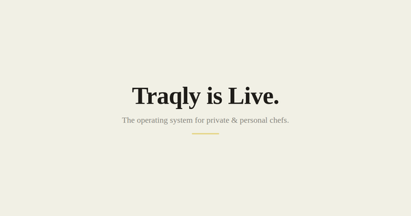 Traqly is Live. Here's What We Built and Why.