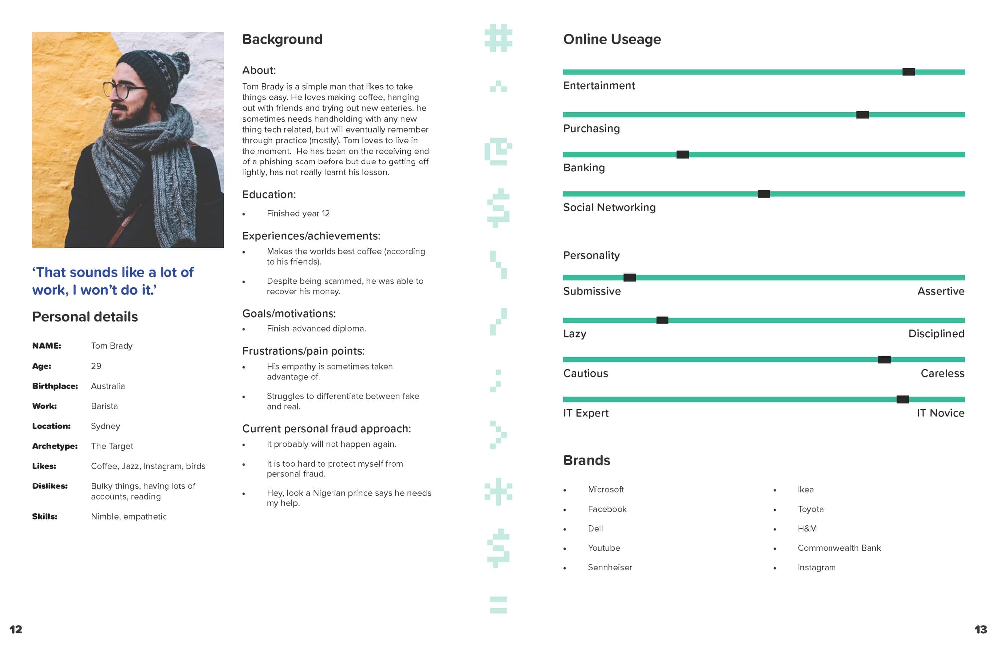 An image of a person representing a user for ONLIED a personal fraud campaign.