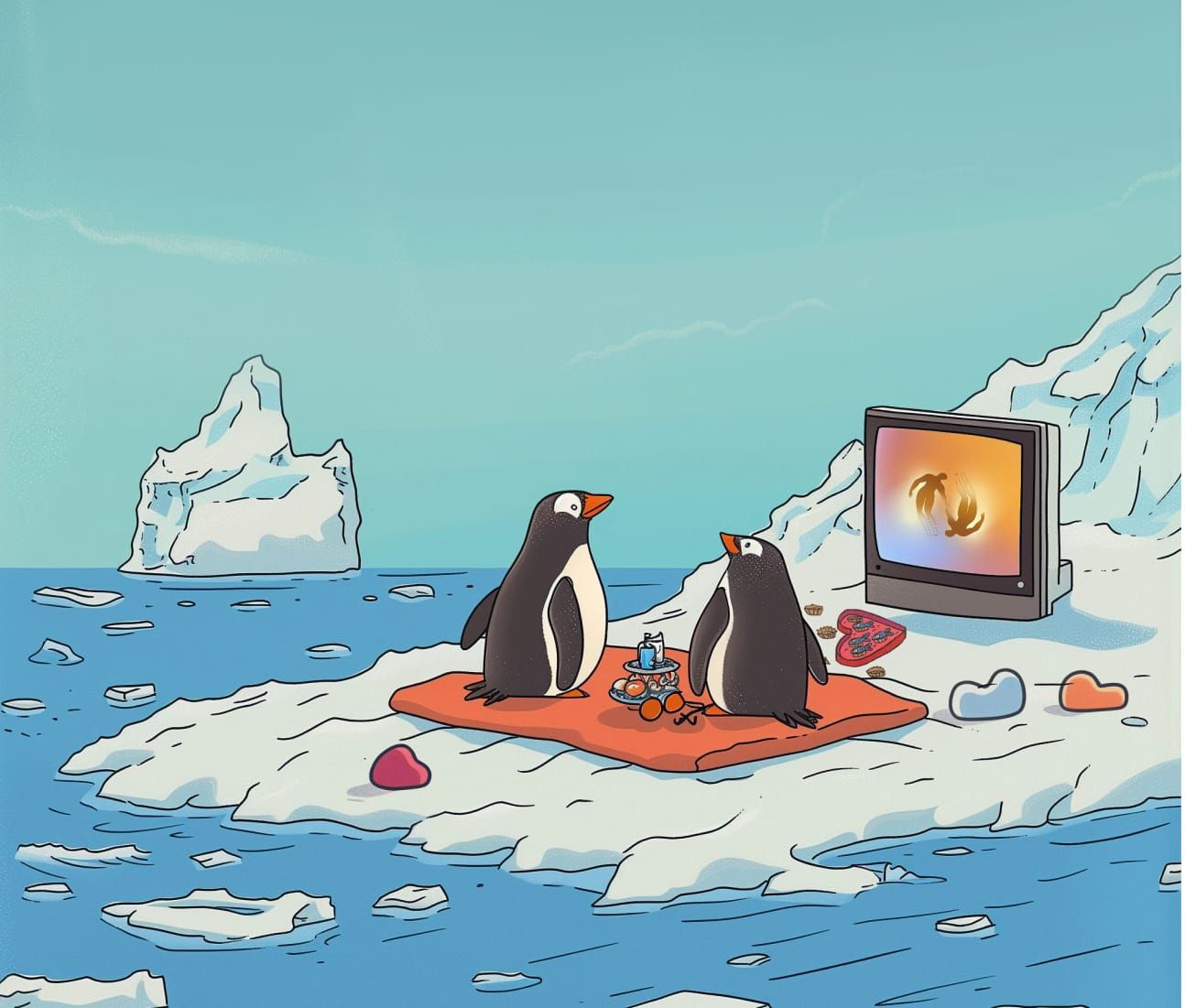 2024-02-02 Valentine's Penguins