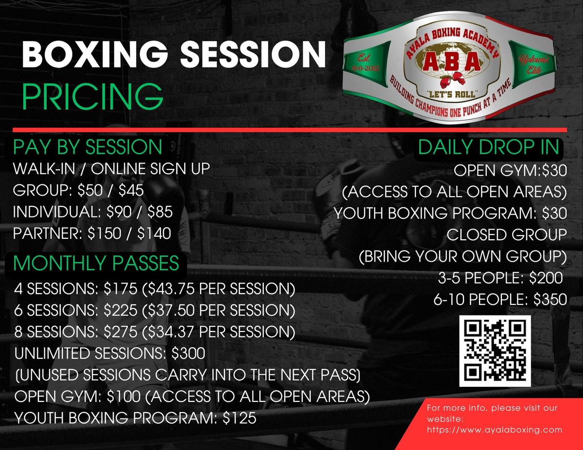 Pricing and Descriptions