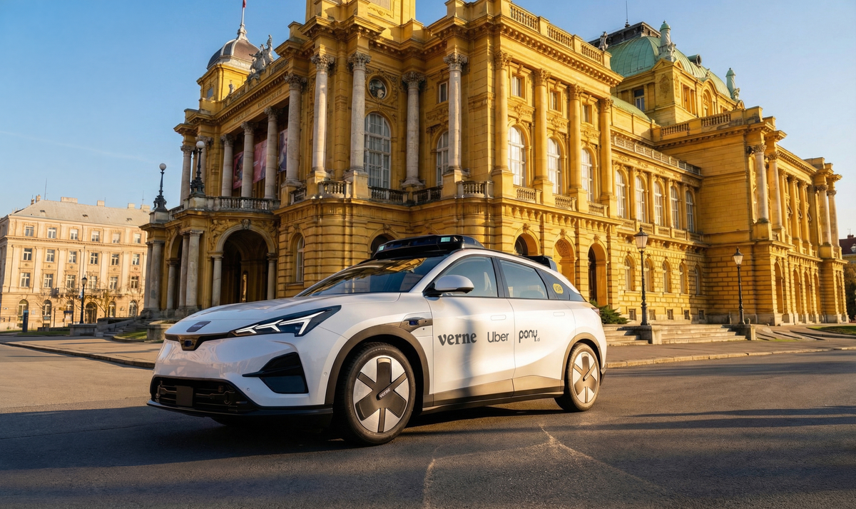 Verne, Pony.ai, and Uber Partner to Launch Europe’s First Commercial Robotaxi Service