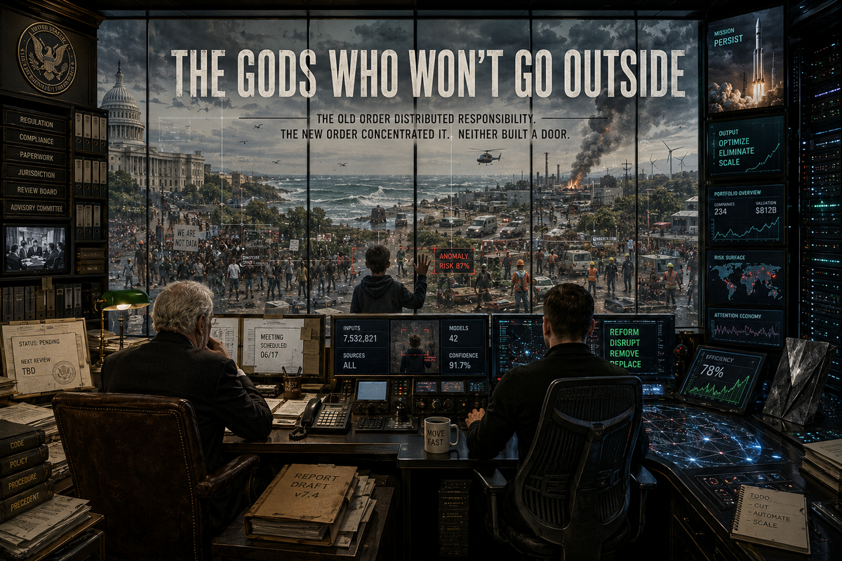 THE GODS WHO WON’T GO OUTSIDE