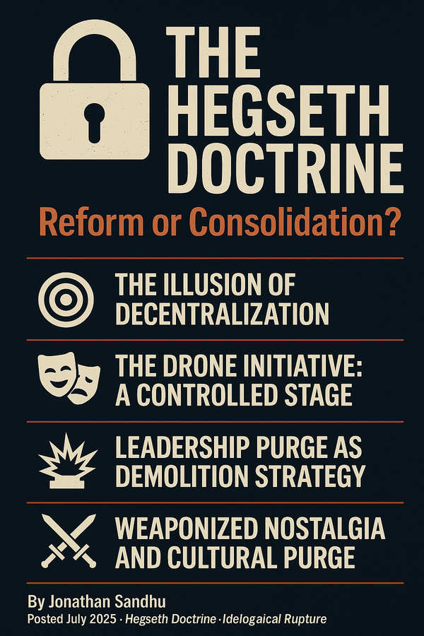 The Hegseth Doctrine: Reform or Consolidation?