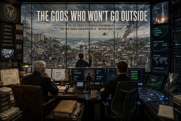 THE GODS WHO WON’T GO OUTSIDE