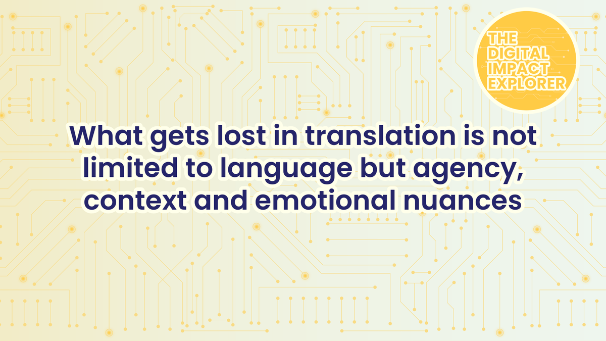 The 'Untranslatables' of Digital Aid