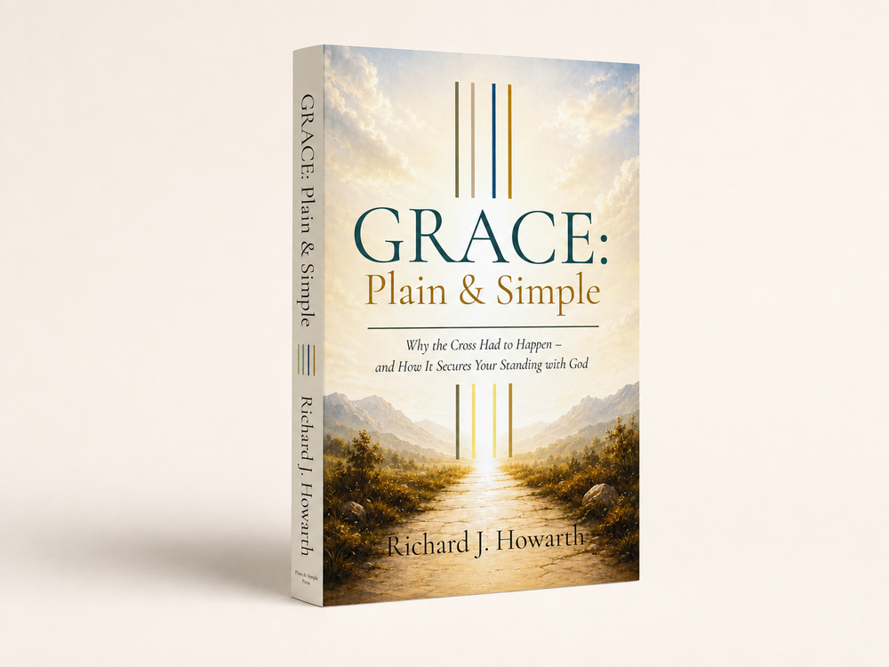 GRACE: Plain & Simple paperback book mock-up