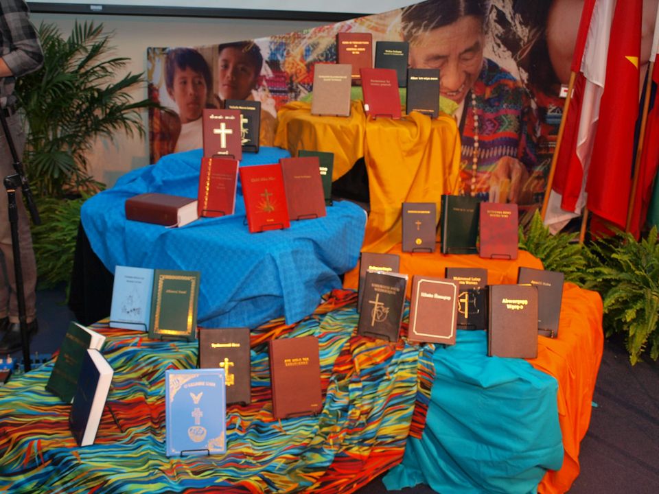 Just a few of the thousands of Bible translations by Wycliffe Bible Translators...